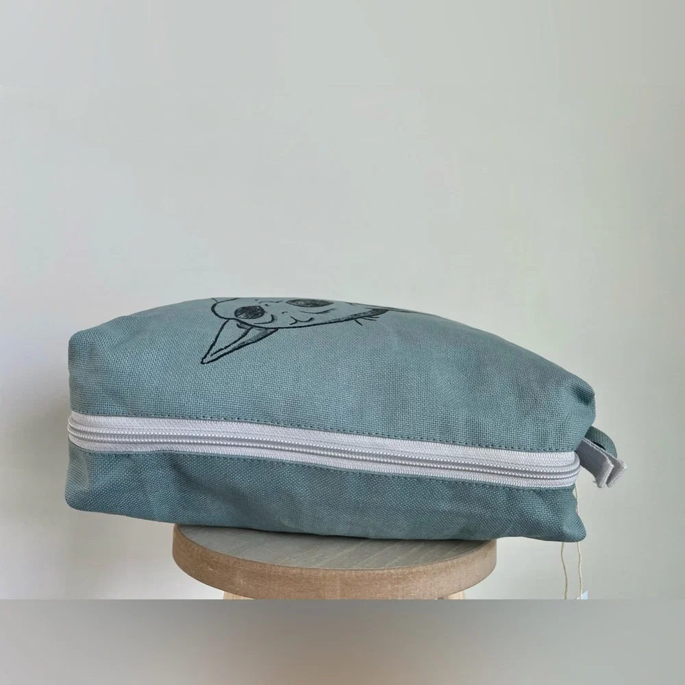 StarWars | The Mandalorian | Baby Yoda/Grogu | Large Fabric Makeup Bag | NWT